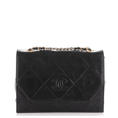 Chanel Lambskin Quilted CC Small Single Flap Black 1 of 8