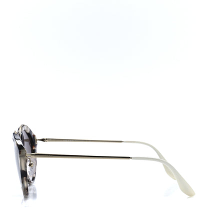 Prada Acetate Round Sunglasses SPR18U Tortoise 3 of 8