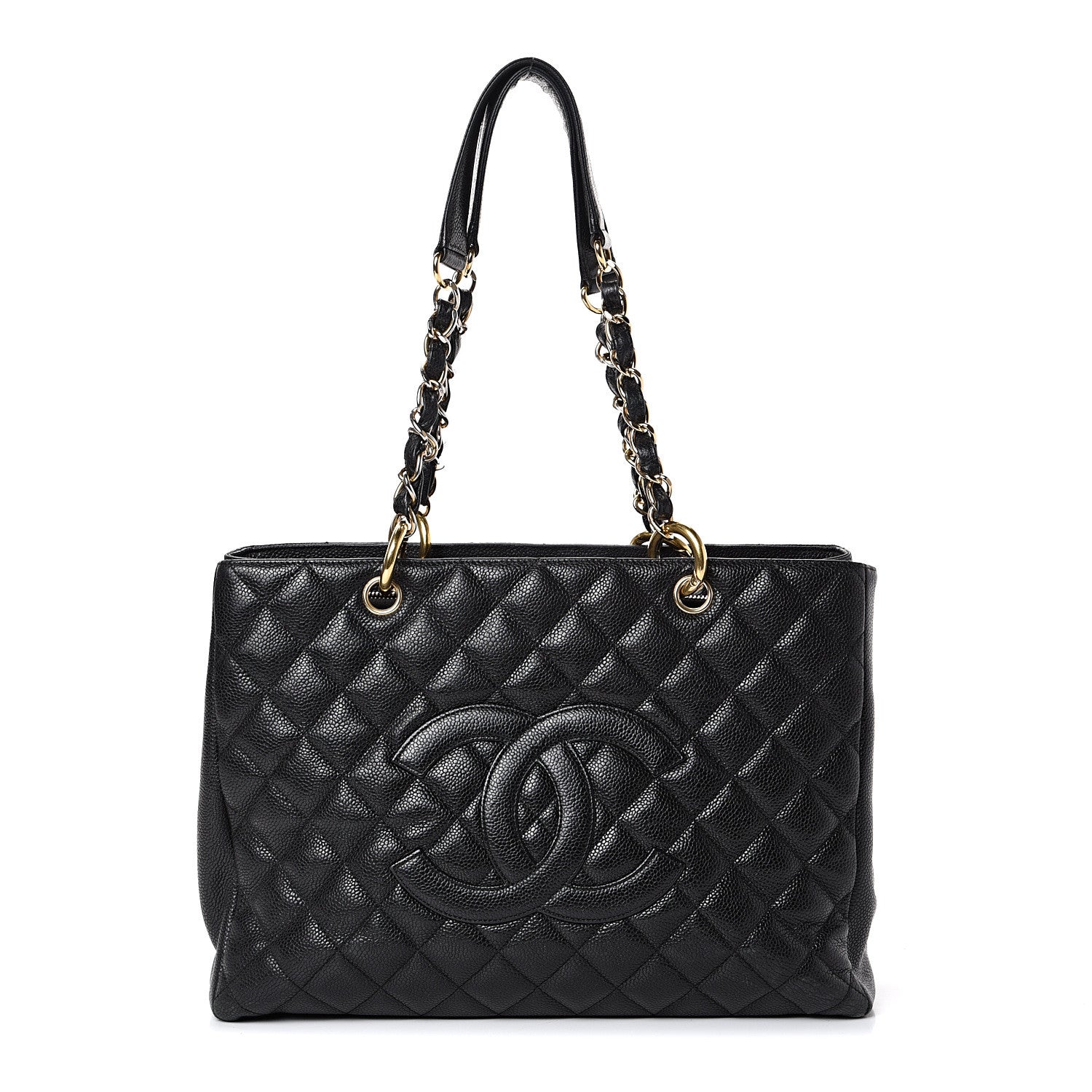 Chanel Caviar Quilted Grand Shopping Tote GST Black 1 of 16