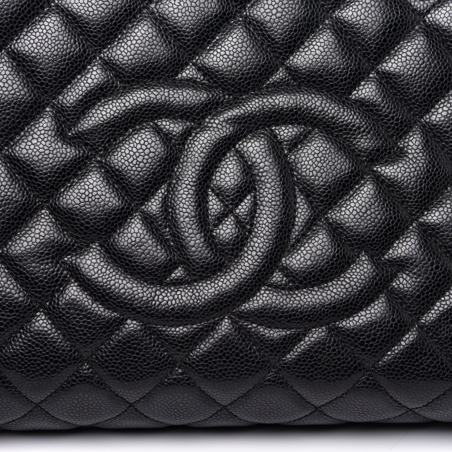 Chanel Caviar Quilted XL Grand Shopping Tote GST Black 10 of 10