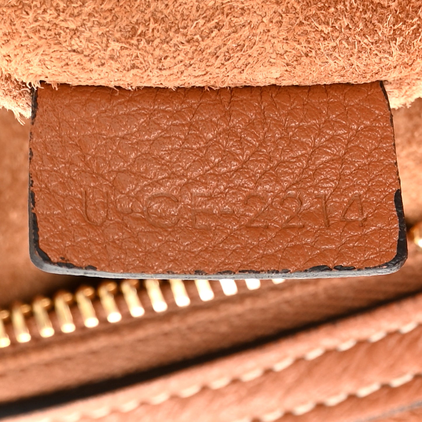 Supple Calfskin Small Triomphe Heloise Shoulder Bag Tan