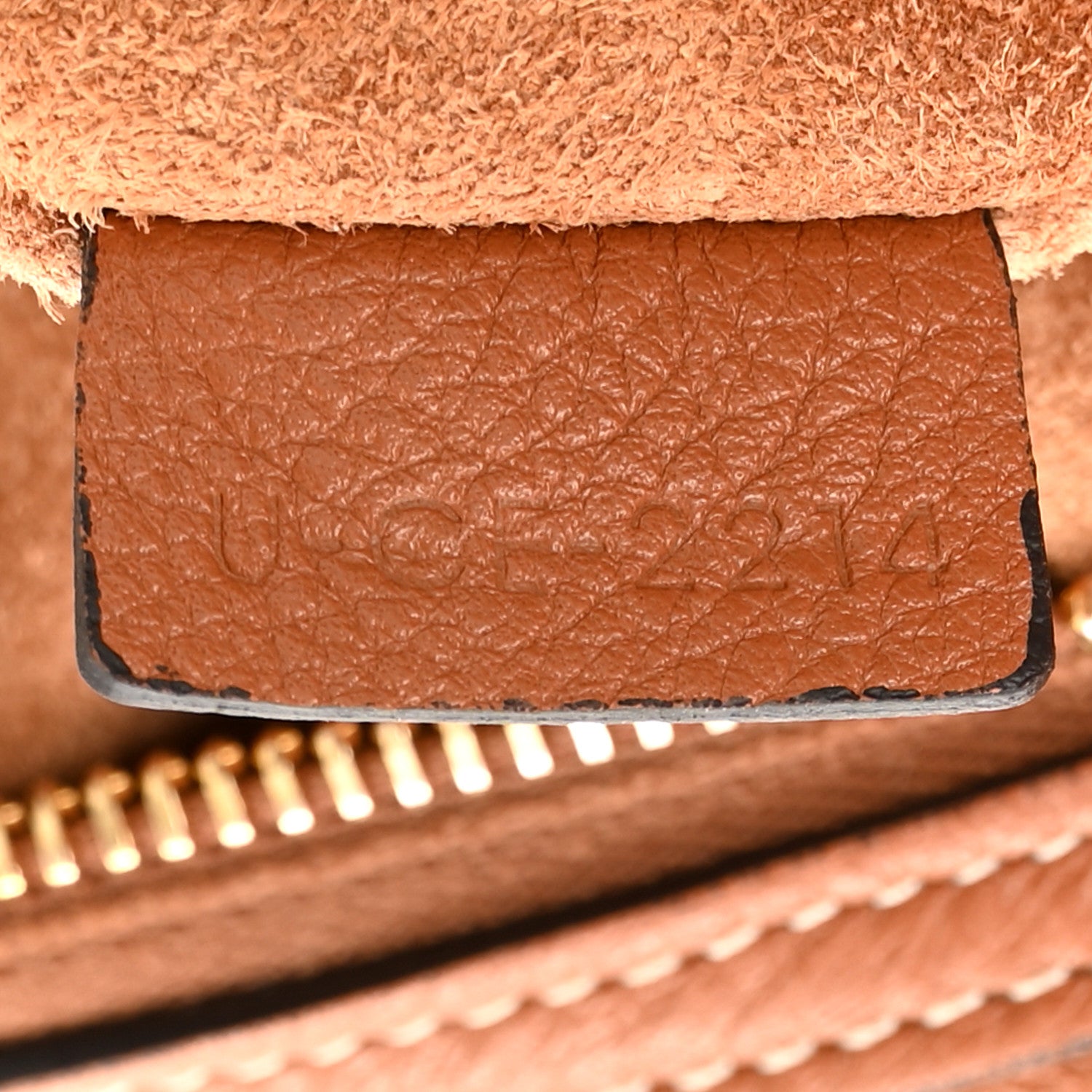 Celine Supple Calfskin Small Triomphe Heloise Shoulder Bag Tan 8 of 11
