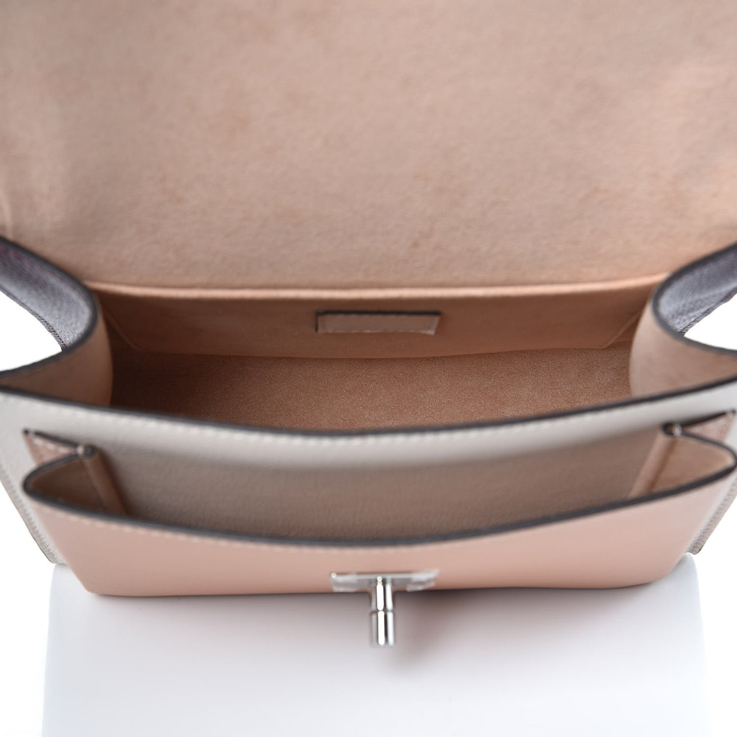 Soft Calfskin Mylockme Chain Bag BB Rose Silk Quartz Calla