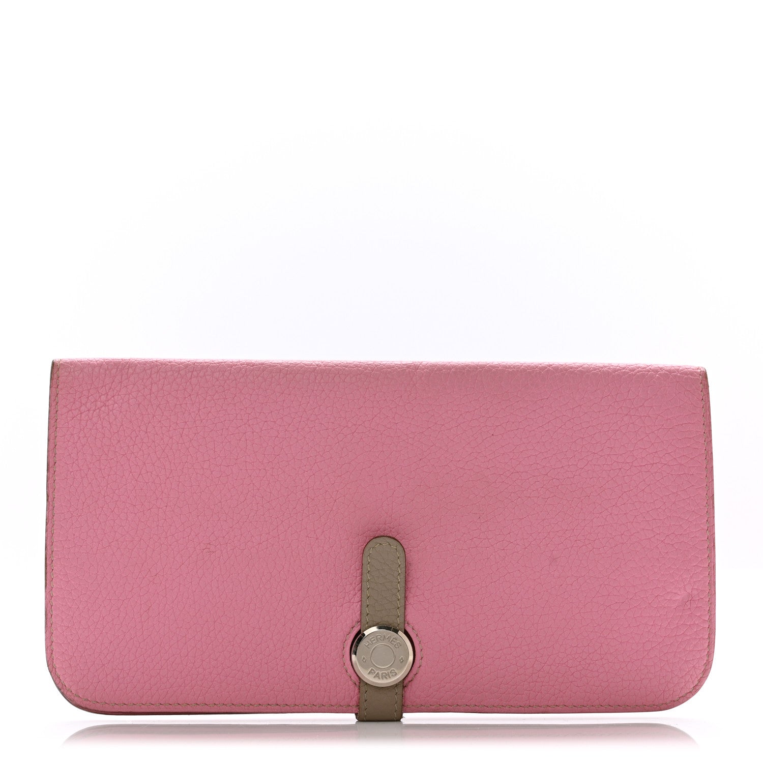 Hermes Togo Dogon Recto Verso Wallet 5P Gris Tourterelle 1 of 9