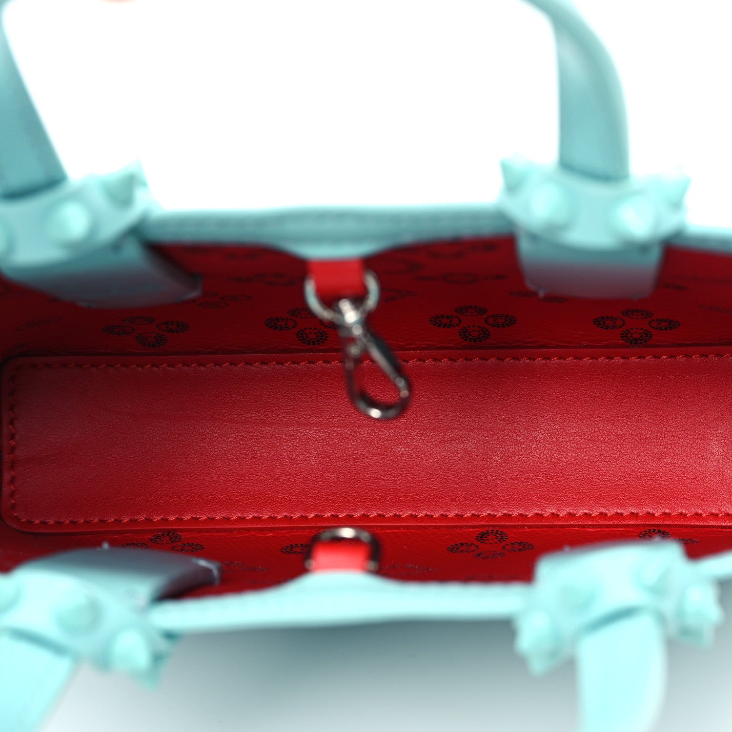Christian Louboutin Calfskin Loubinthesky Nano Cabata Tote Bermuda 5 of 10