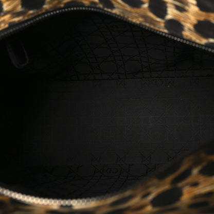 Christian Dior Canvas Leopard Print Large Lady Dior 5 of 11