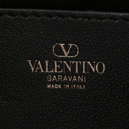 Valentino Garavani Crystal Nappa Monochrome Vlogo Small Loco Shoulder Bag Black 6 of 18