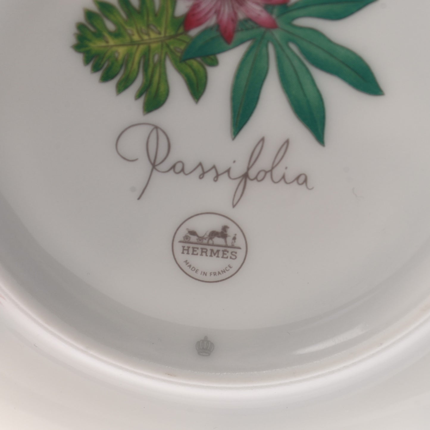 Porcelain Passifolia Dessert Plate Set of 2