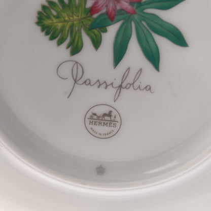 Hermes Porcelain Passifolia Dessert Plate Set of 2 6 of 6