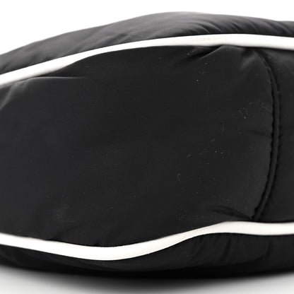 Saint Laurent Econyl Nylon Le 5 A 7 Hobo Black White 9 of 10