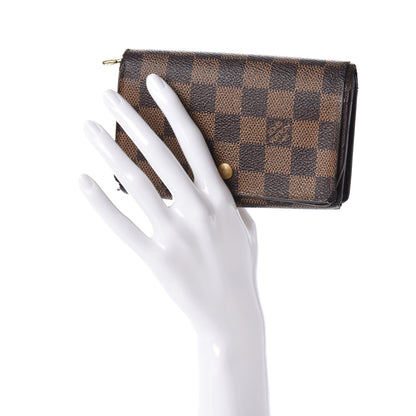 Louis Vuitton Damier Ebene Porte-Monnaie Tresor Wallet 2 of 10