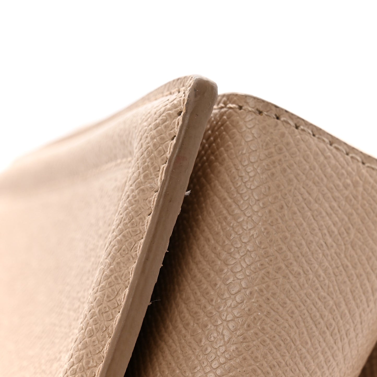 Printed Calfskin Ginny Shoulder Bag Beige