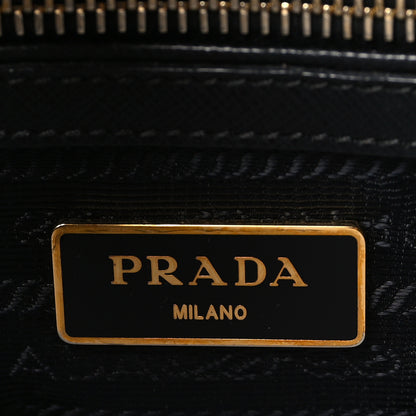 Prada Saffiano Medium Galleria Double Zip Tote Black 6 of 12