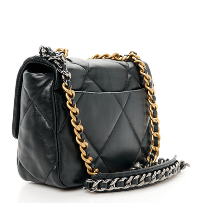 Chanel Lambskin Quilted Medium Chanel 19 Flap Black 3 of 11