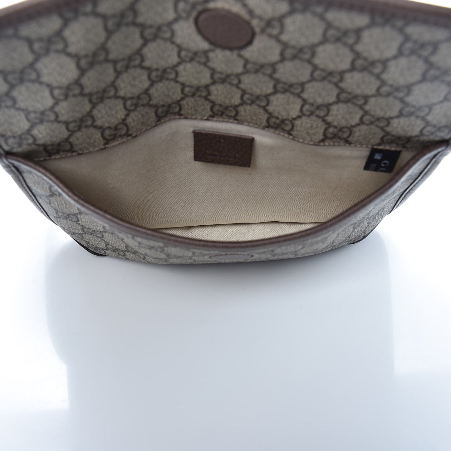 GG Supreme Monogram Neo Vintage Web Belt Bag Brown