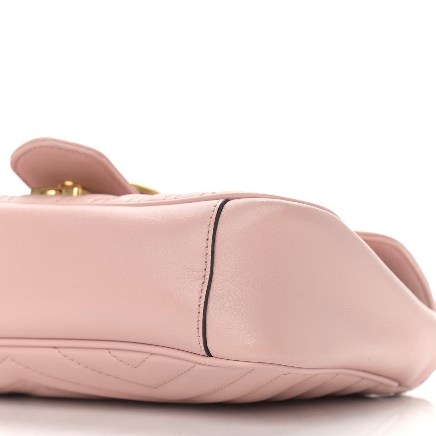 Calfskin Matelasse Small GG Marmont Shoulder Bag Perfect Pink