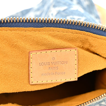 Louis Vuitton Monogram Denim Baggy PM Blue 6 of 10