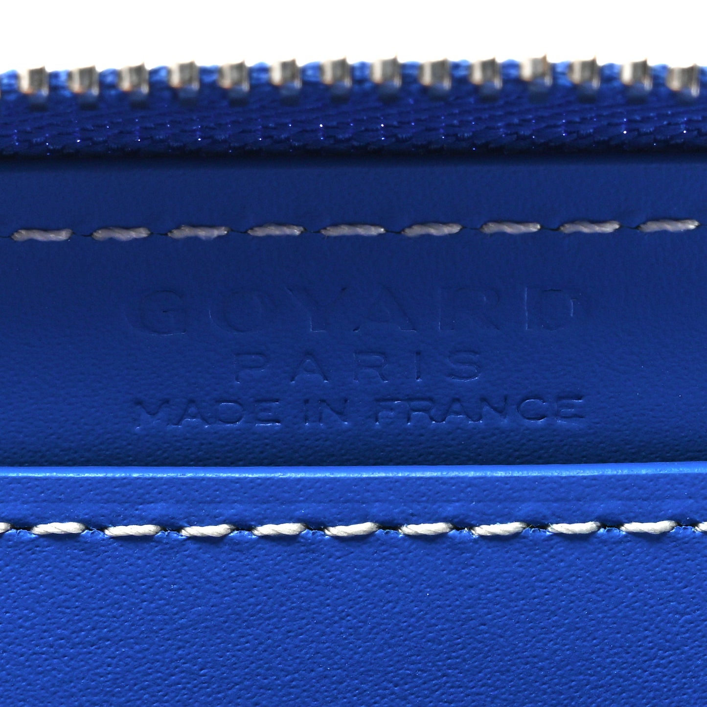 Goyardine Matignon PM Wallet Blue