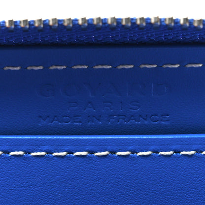 Goyard Goyardine Matignon PM Wallet Blue 6 of 7
