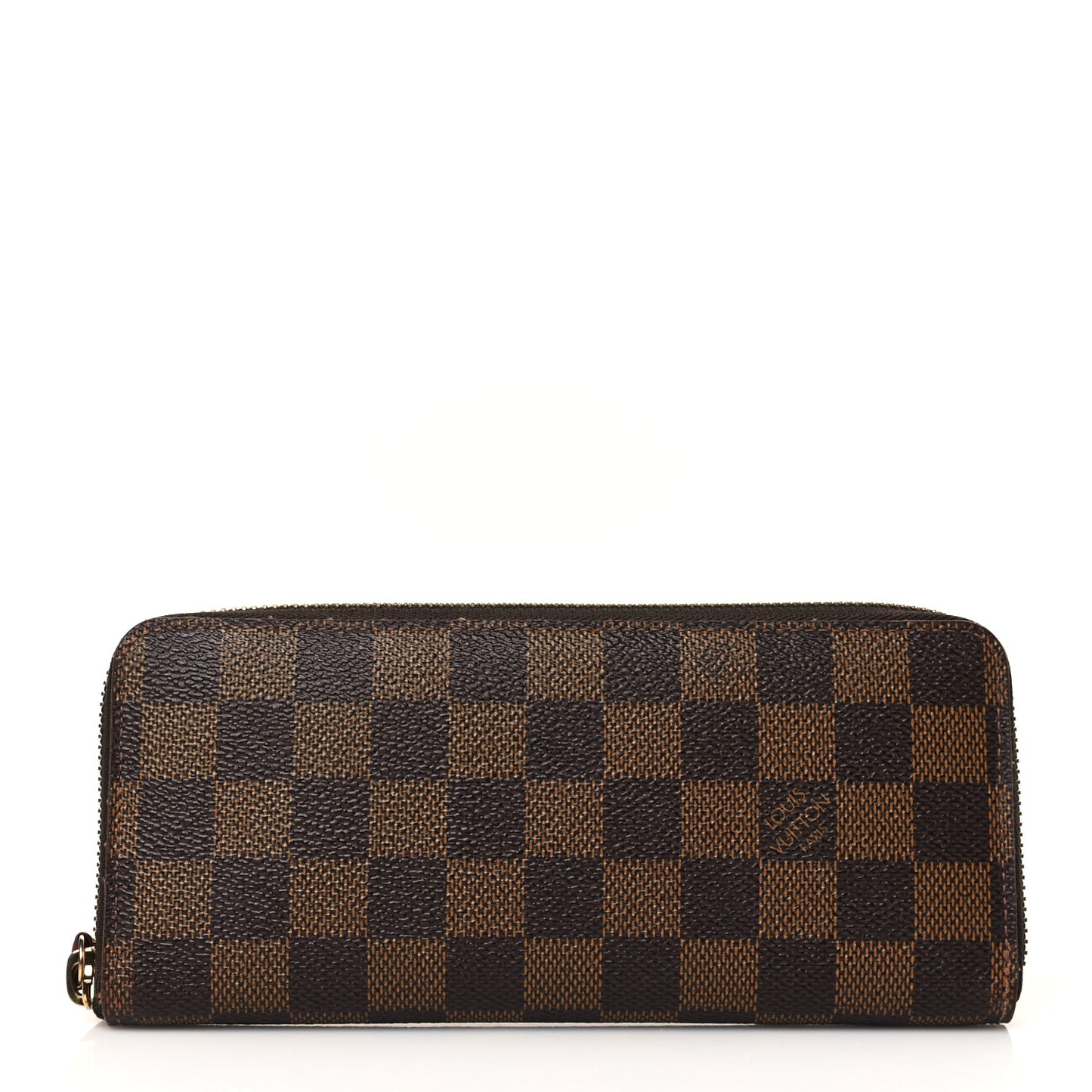 Damier Ebene Clemence Wallet Cherry