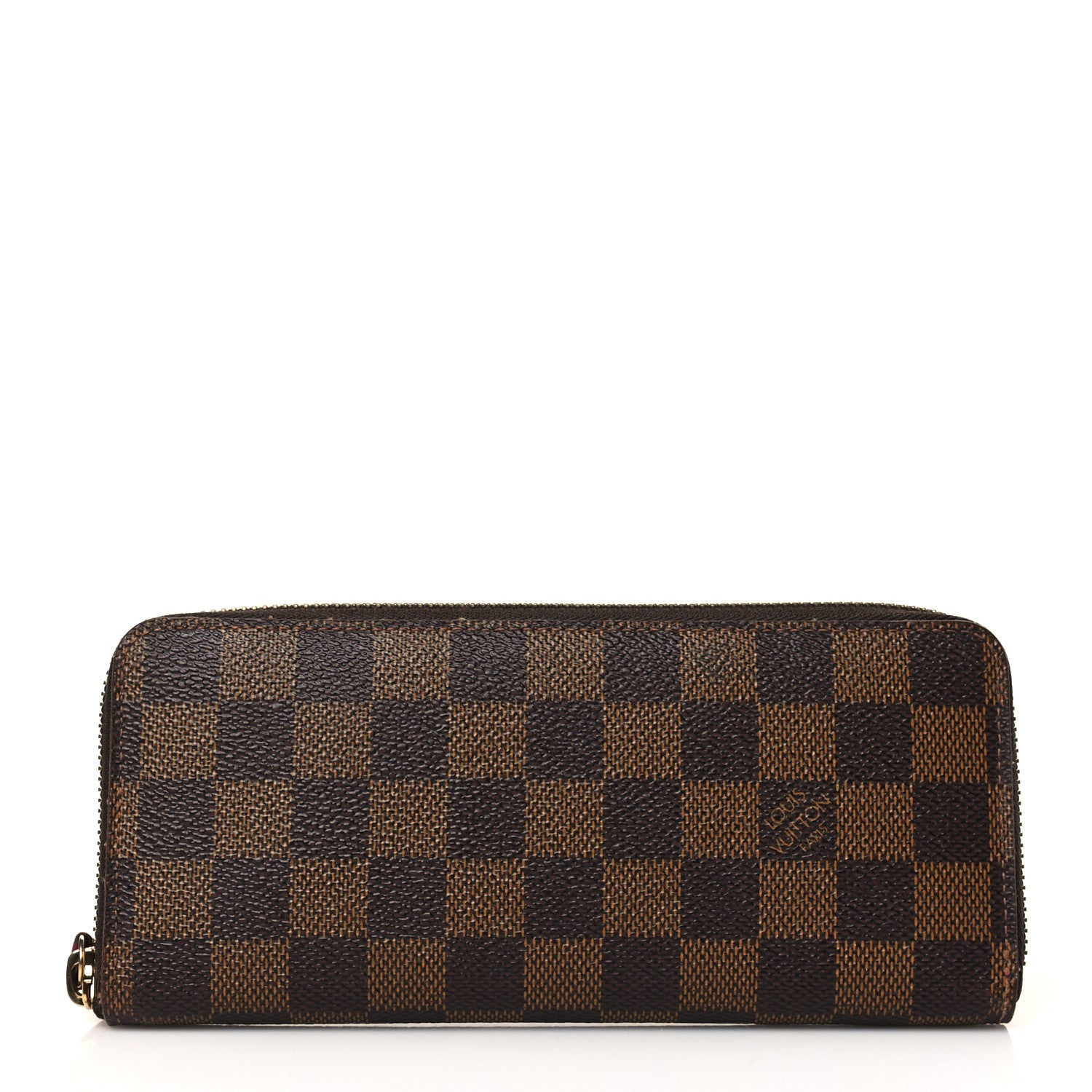 Louis Vuitton Damier Ebene Clemence Wallet Cherry 1 of 8
