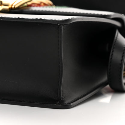 Gucci Calfskin Mini Sylvie Top Handle Bag Black 10 of 17
