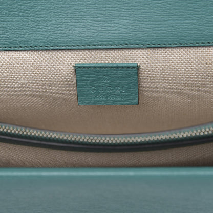 Gucci Calfskin Blooms Print Small Dionysus Shoulder Bag Bright Emerald Multicolor 6 of 11