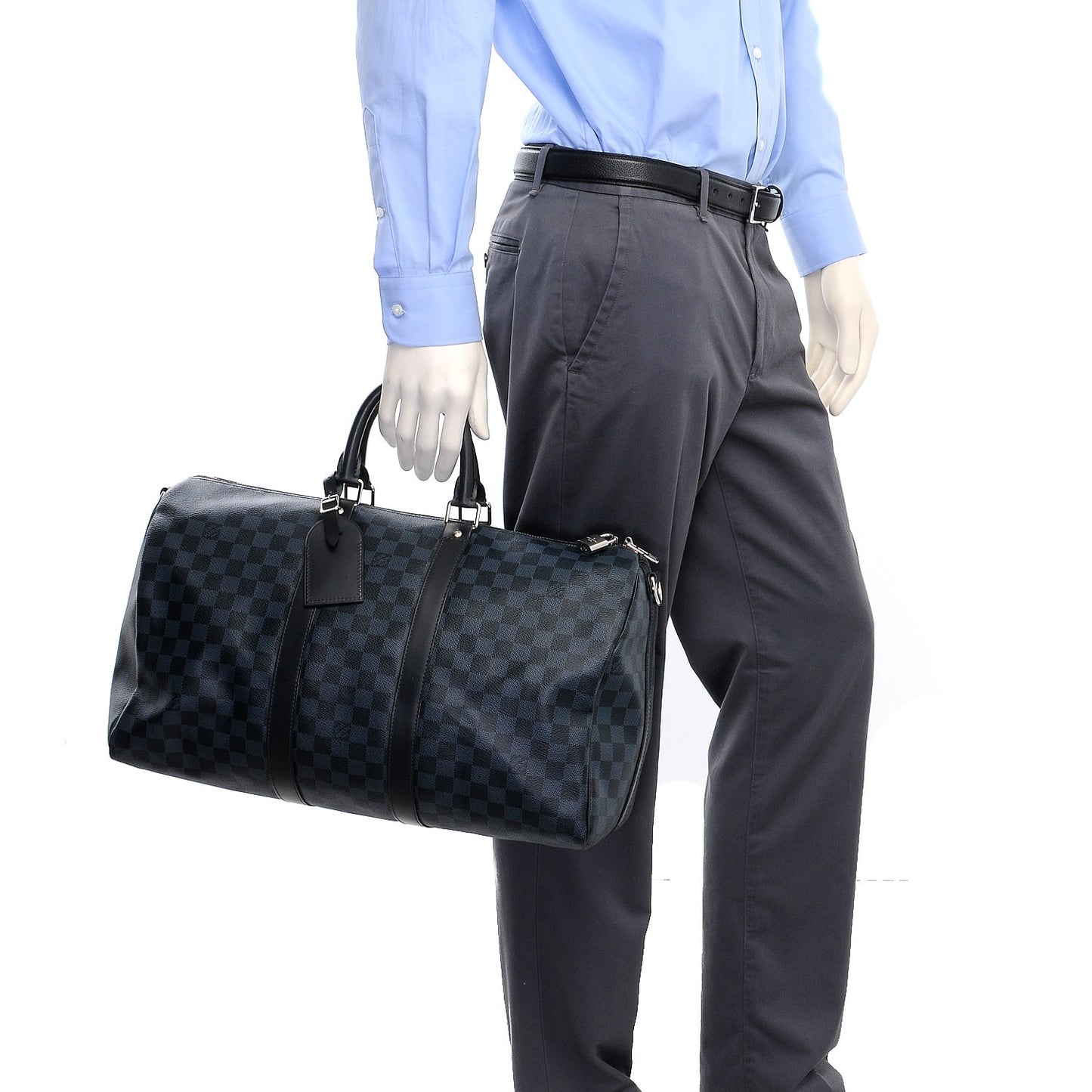 Damier Cobalt Keepall Bandouliere 45