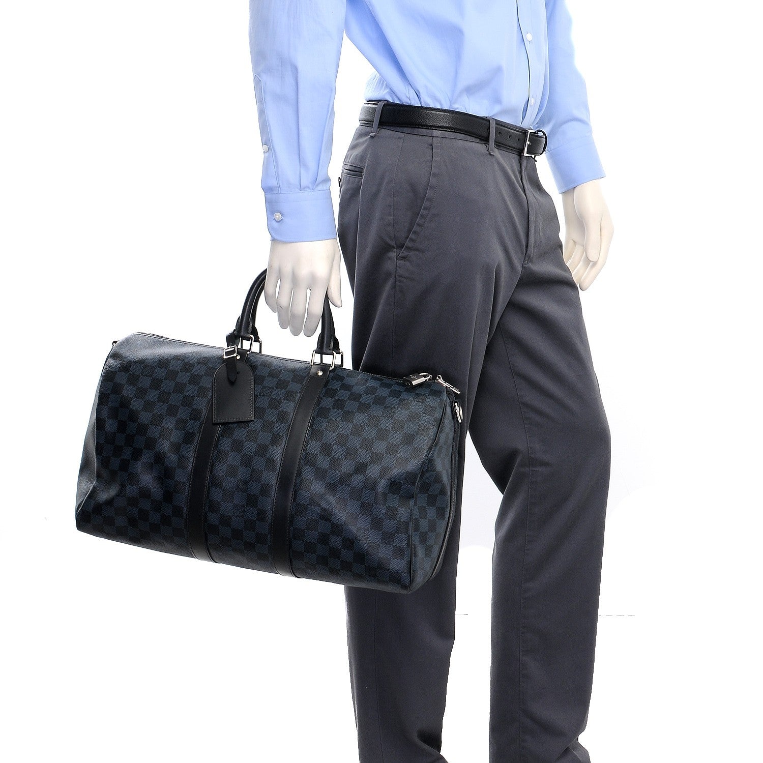 Louis Vuitton Damier Cobalt Keepall Bandouliere 45 2 of 8