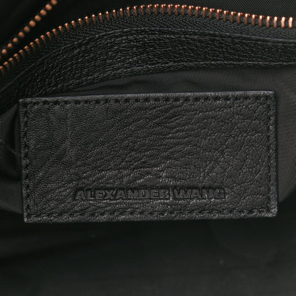 Alexander Wang Pebbled Lambskin Mini Rockie Black Rose Gold Hardware 6 of 9