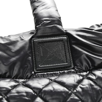 Chanel Nylon Quilted Large Coco Cocoon Tote Black 13 of 13