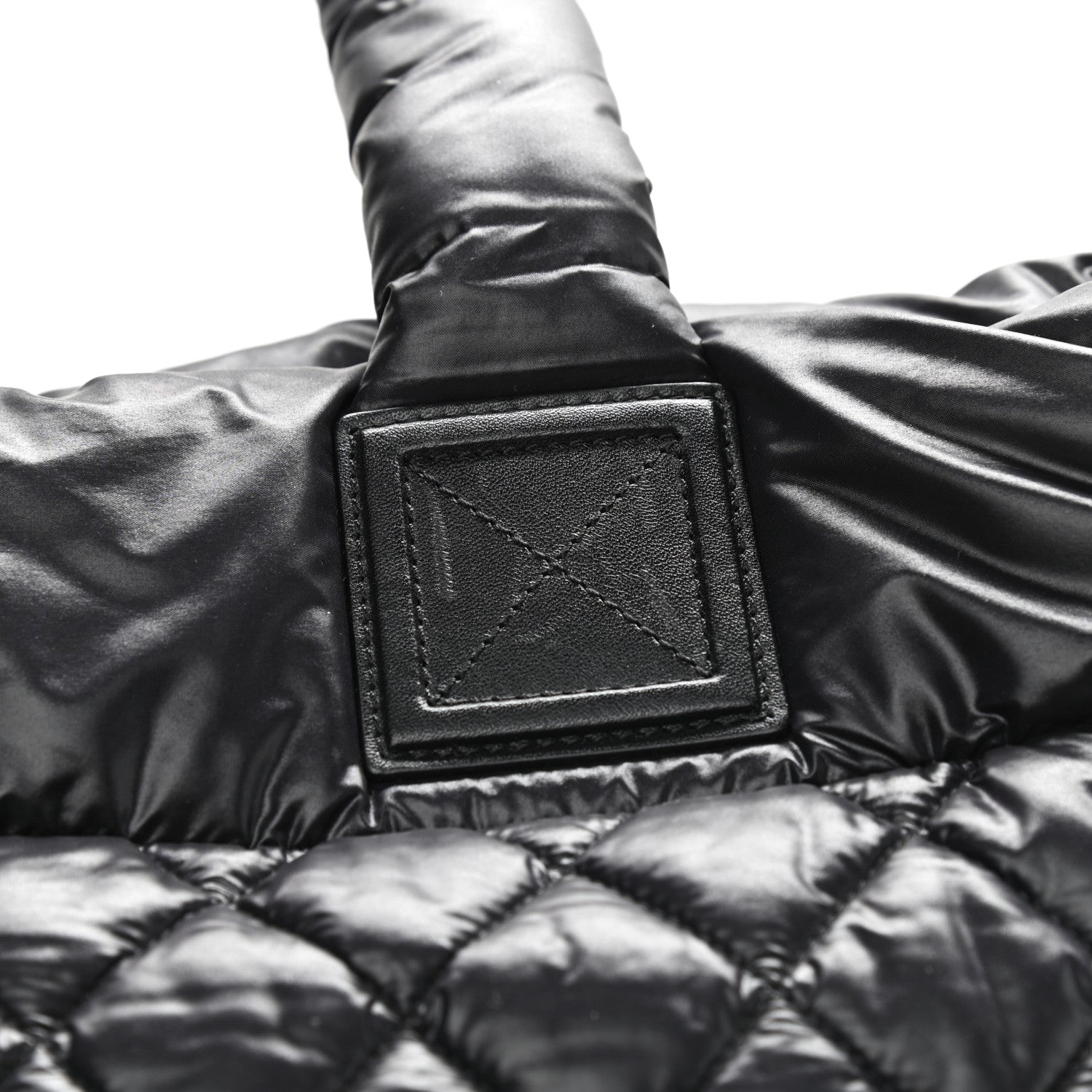 Chanel Nylon Quilted Large Coco Cocoon Tote Black 13 of 13