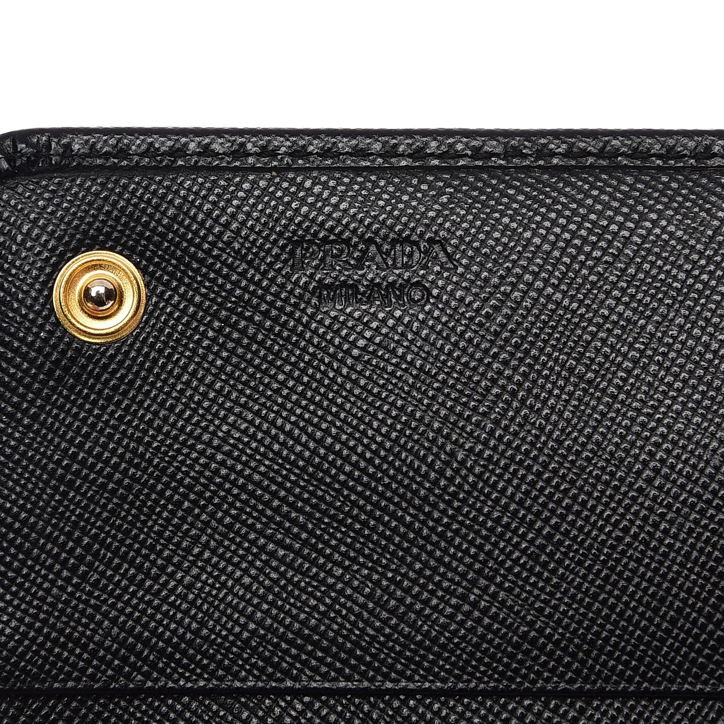 Saffiano Continental Flap Wallet Nero Black