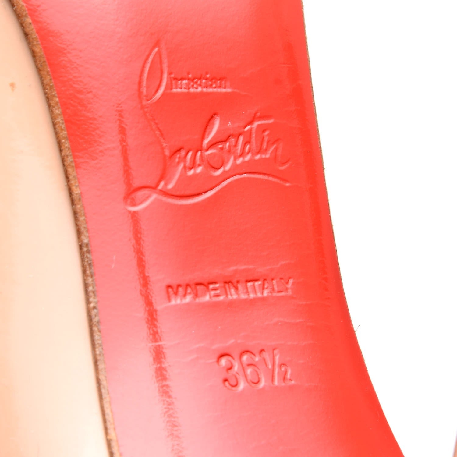 Christian Louboutin Patent Pigalle Follies 100 Pumps 36.5 Nude 8 of 11