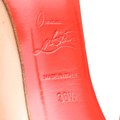 Christian Louboutin Patent Pigalle Follies 100 Pumps 36.5 Nude 8 of 11