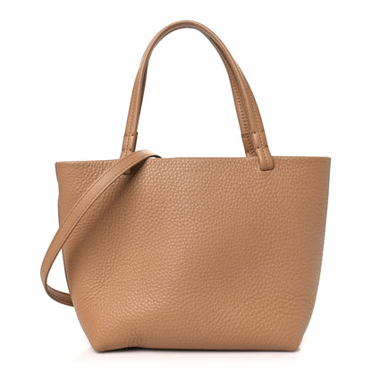The Row Matte Grained Calfskin Small Park Tote Cinnamon 1 of 10