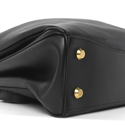 Balenciaga Natural Smooth Calfskin Medium Rodeo Top Handle Handbag Black 8 of 9