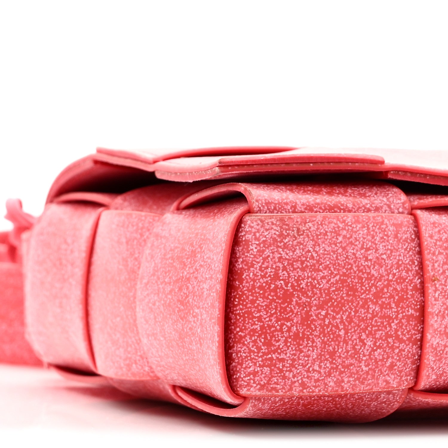 Bottega Veneta Rubber Maxi Intrecciato Cassette Crossbody Bag