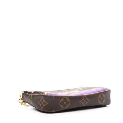Louis Vuitton Monogram 2020 Christmas Animation Bumper Cars Mini Pochette Accessories Coquelicot 4 of 8