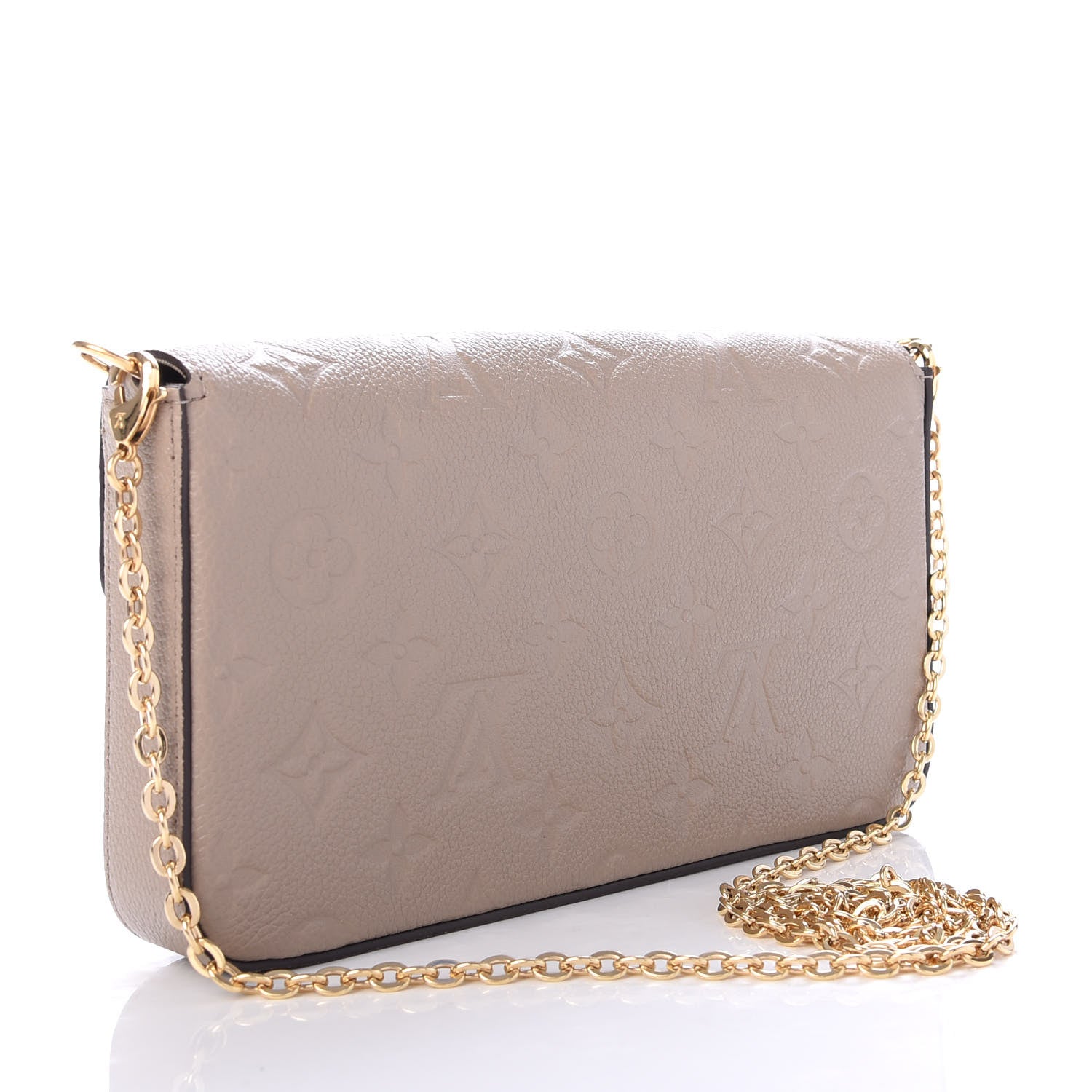 Louis Vuitton Empreinte Pochette Felicie Chain Wallet Tourterelle 4 of 11