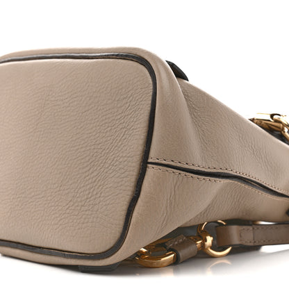 Chloe Suede Calfskin Mini Faye Backpack Motty Grey 10 of 13
