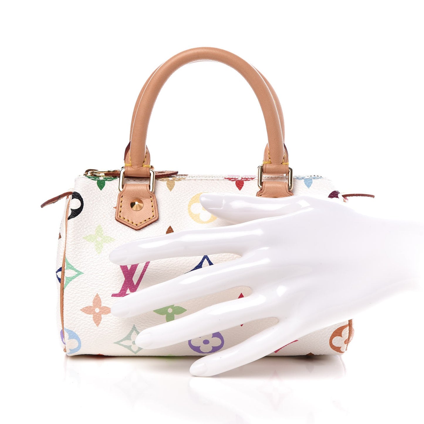 Monogram Multicolor Mini Sac HL Speedy White