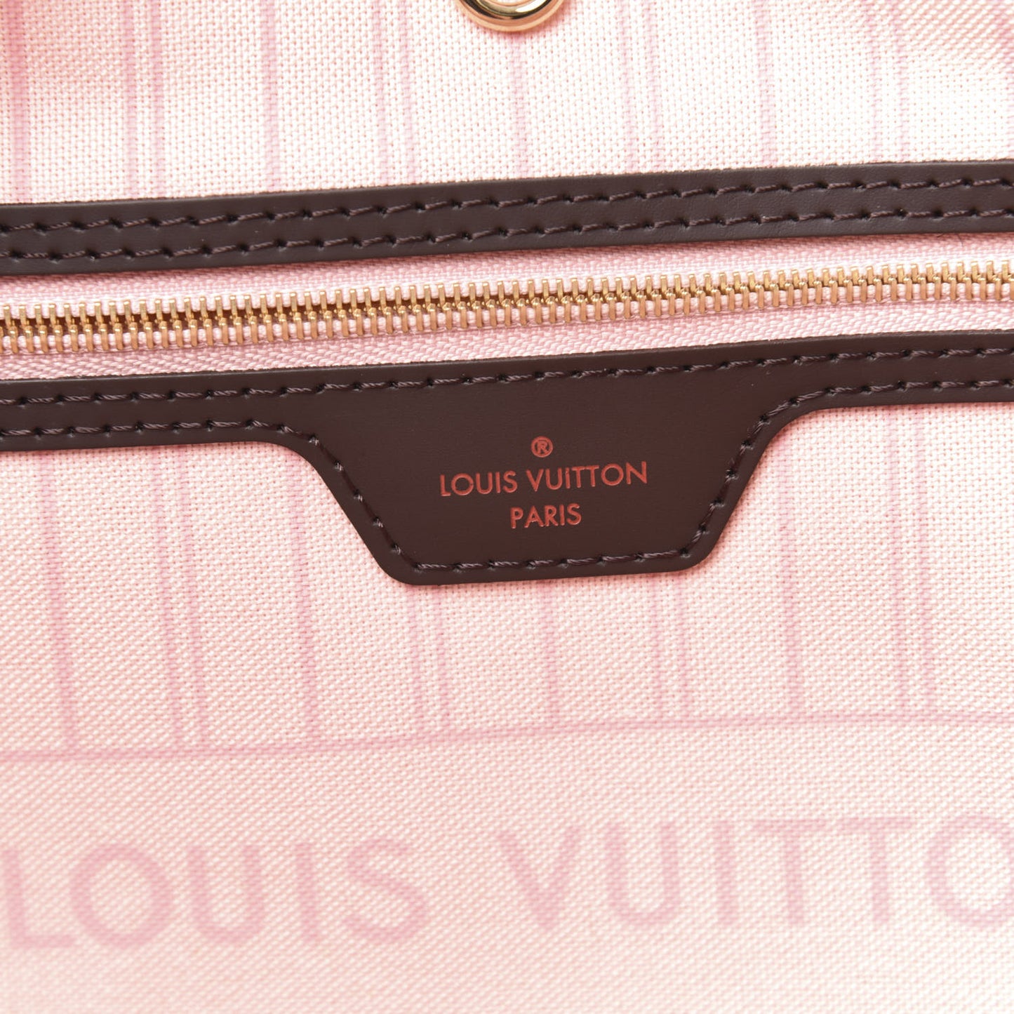 Damier Ebene Neo Neverfull MM Rose Ballerine