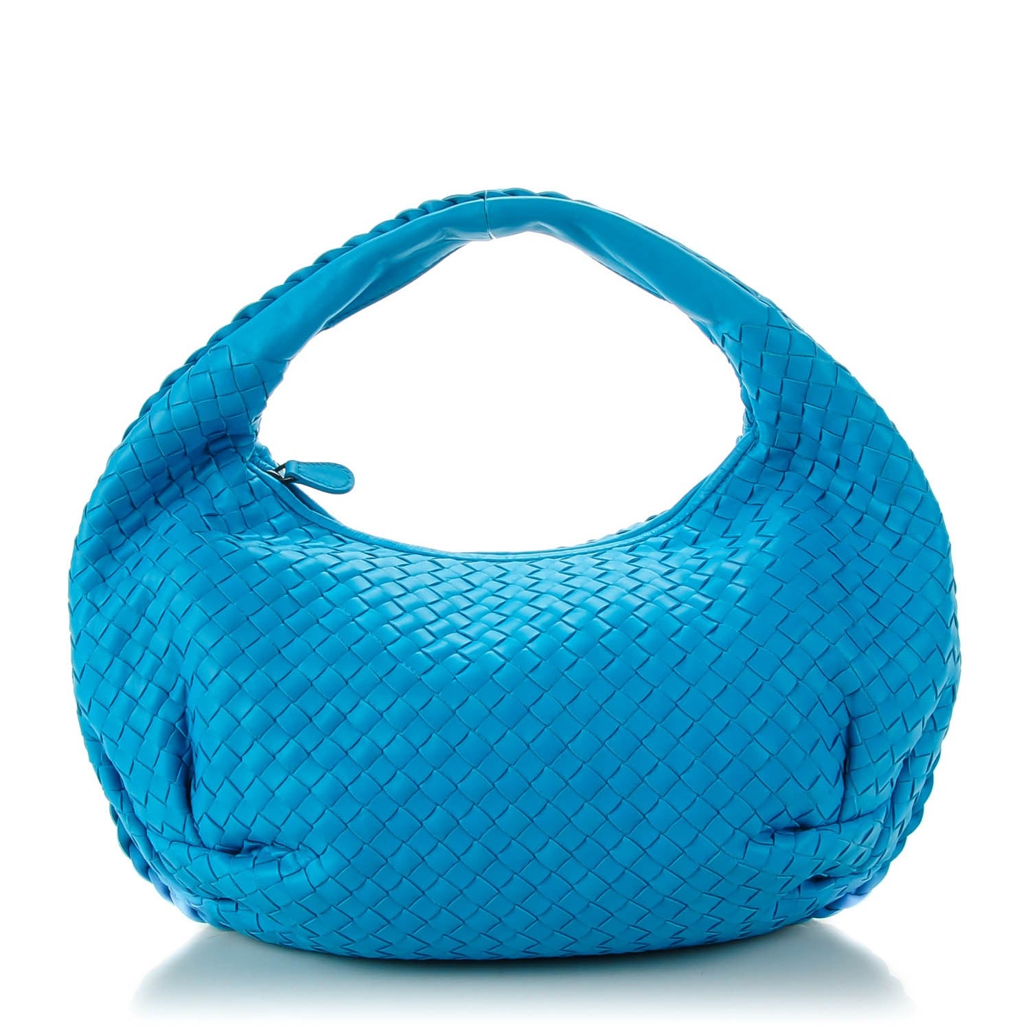 Bottega Veneta Nappa Intrecciato Medium Veneta Hobo Turquoise 1 of 8