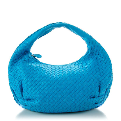 Bottega Veneta Nappa Intrecciato Medium Veneta Hobo Turquoise 1 of 8