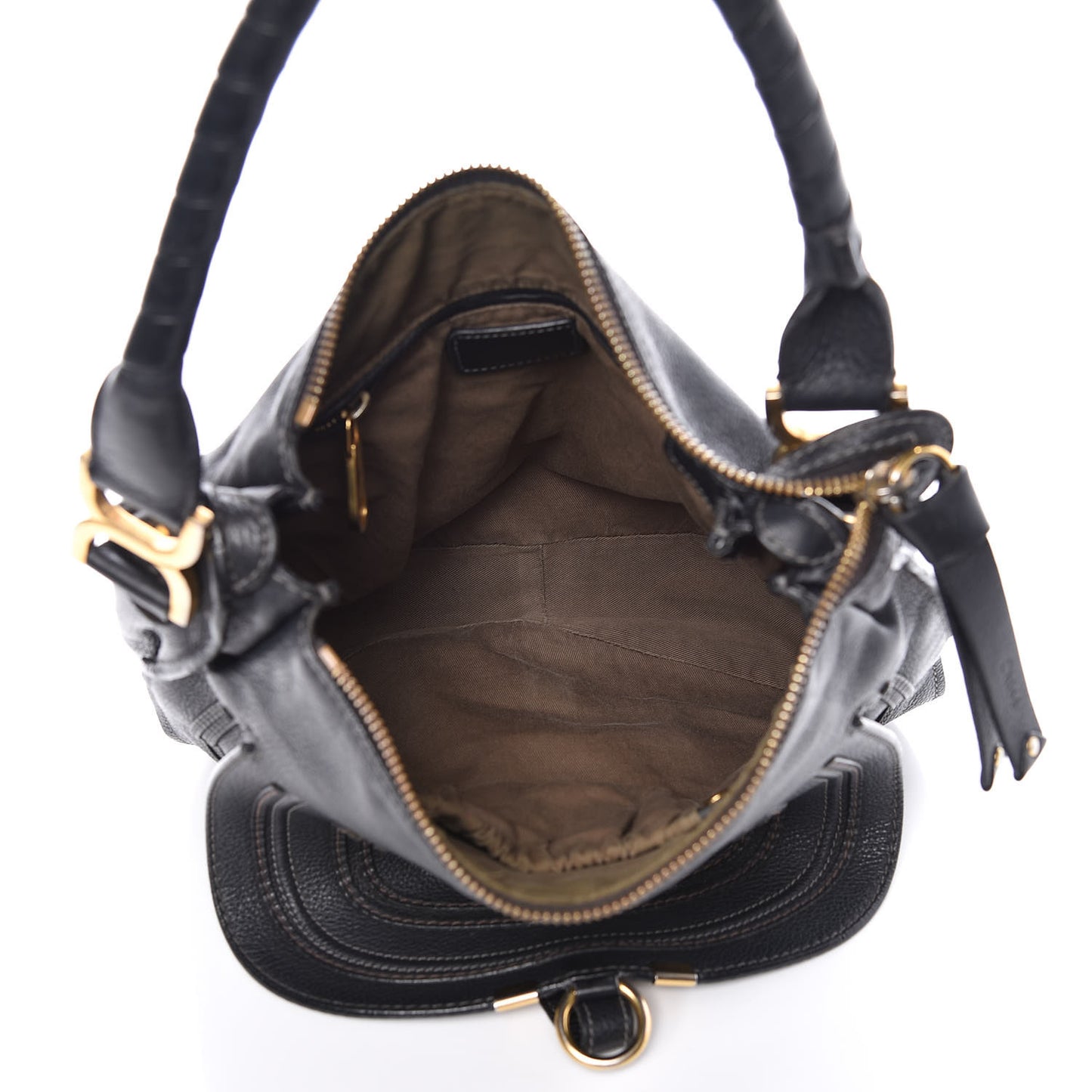 Calfskin Medium Marcie Hobo Black