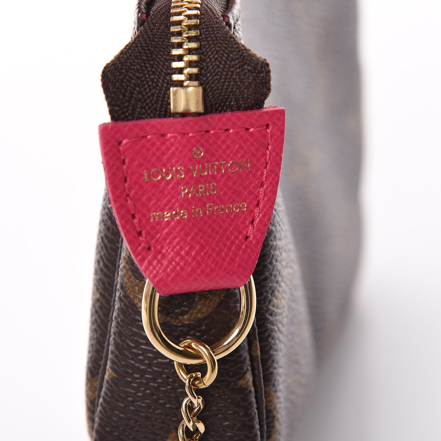 Monogram 2019 Christmas Animation Mini Courchevel Pochette Accessories Fuchsia