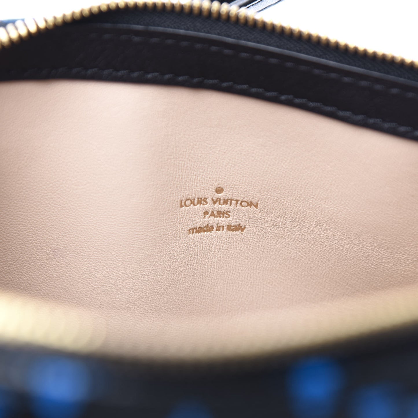 Colored Monogram Speedy Amazon PM Blue Black
