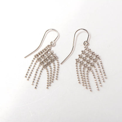 Tiffany 18K White Gold Fringe Earrings 3 of 5