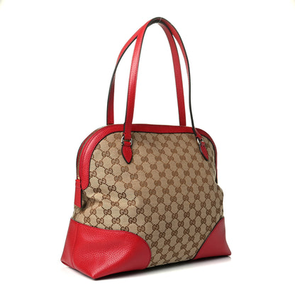 Gucci Monogram Medium Bree Shoulder Bag Red 2 of 5